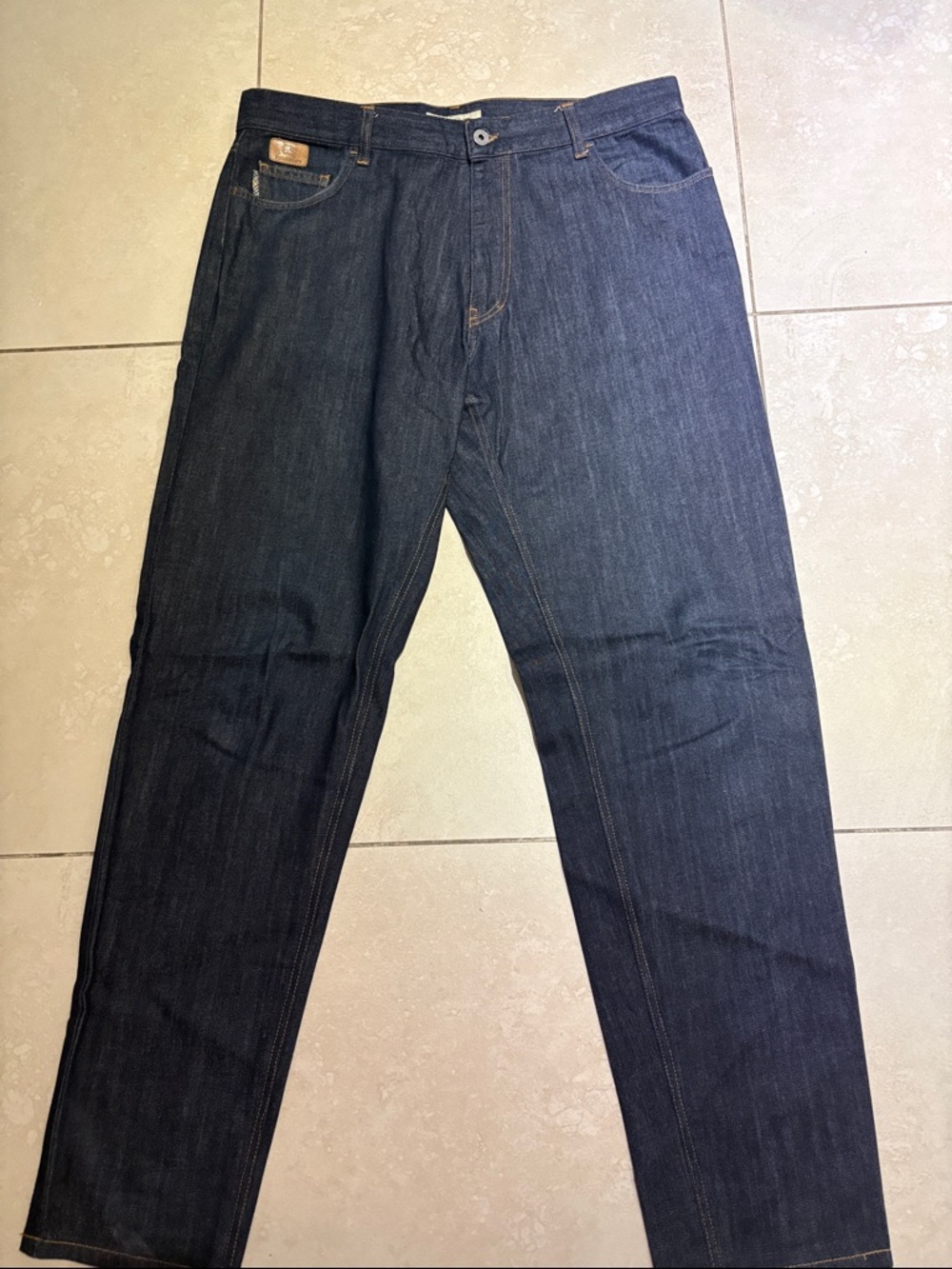 Burberry Dark Indigo Straight Jeans